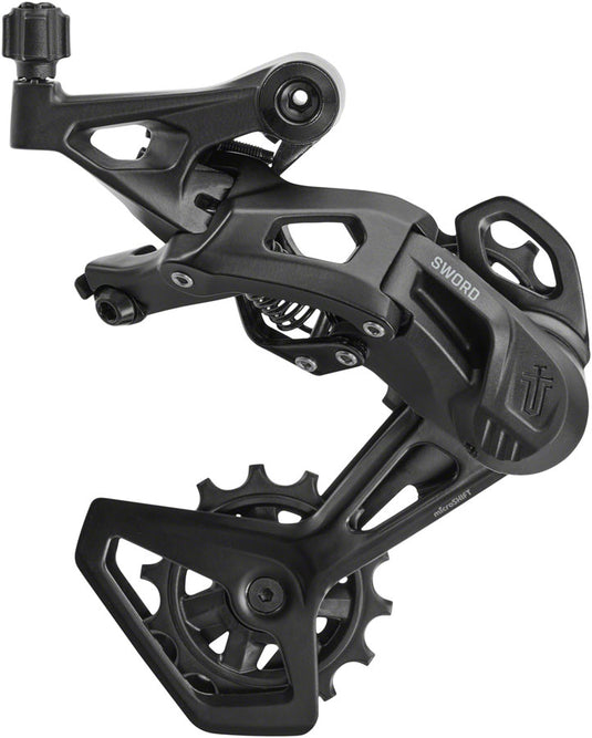 microSHIFT Sword Black 1x9-Speed Groupset - Includes Brake/Shifters, Rear Derailleur Medium Cage, 11-42t Cassette