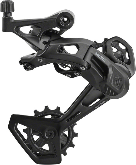 microSHIFT Sword Black 2x9-Speed Groupset - Includes Brake/Shifters, Front Derailler Braze-On, Rear Derailleur Long