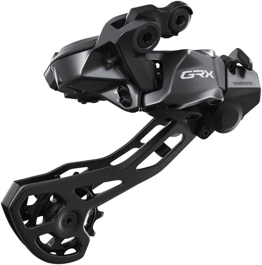 Shimano GRX RD-RX825 Di2 Rear Derailleur - 12-Speed, Long Cage, With Clutch, For 2x, Black