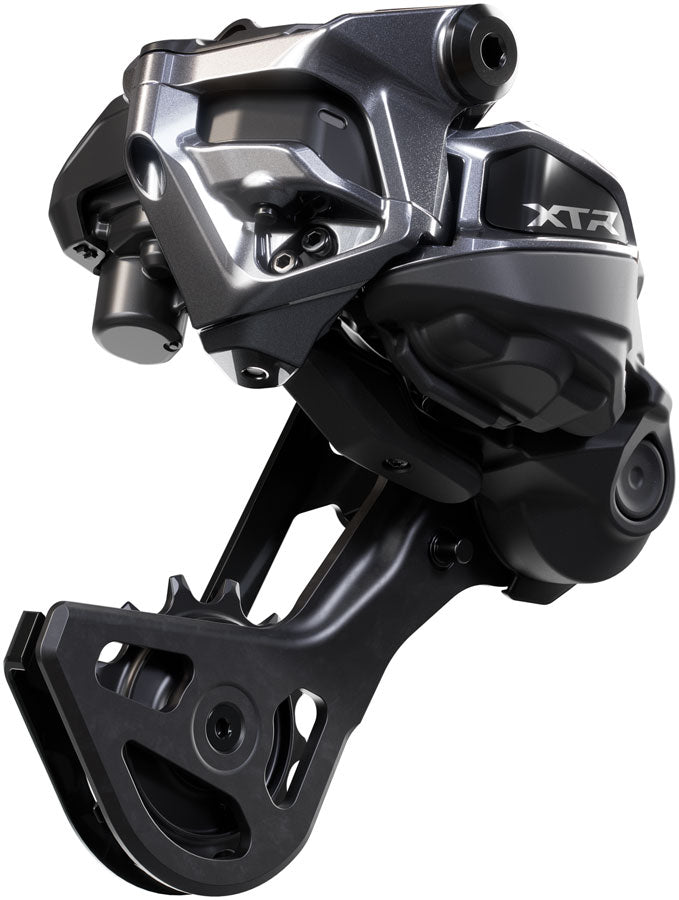 Load image into Gallery viewer, Shimano XTR RD-M9250-GS Di2 Wireless Rear Derailleur - 12-Speed, Medium Cage, Shadow ES, Black/Gray
