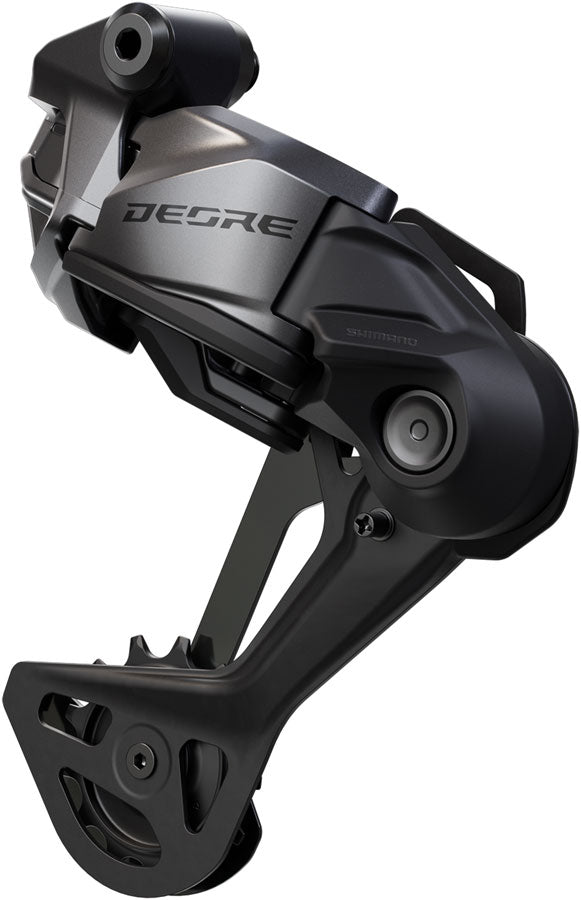 Load image into Gallery viewer, Shimano Deore RD-M6260-12 Di2 Rear Derailleur - 12-Speed, Long Cage, Shadow ES, Wired Power, For E-Bike Only, Black/Gray
