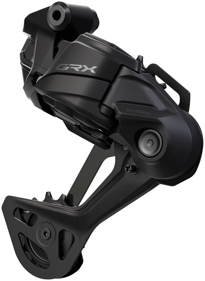 Load image into Gallery viewer, Shimano GRX RD-RX717-SGS Di2 Wireless Rear Derailleur - 12-Speed, Long Cage, Shadow ES, Black
