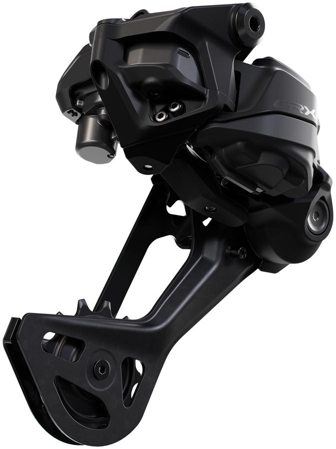 Load image into Gallery viewer, Shimano GRX RD-RX717-SGS Di2 Wireless Rear Derailleur - 12-Speed, Long Cage, Shadow ES, Black

