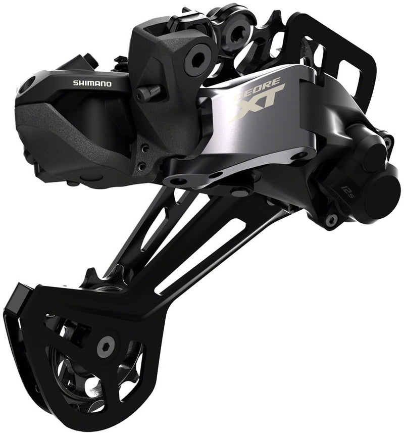 Load image into Gallery viewer, Shimano STEPS RD-M8150-12 Deore XT Rear Derailleur - SGS 12-Speed, Top Normal, Shadow Plus, Direct Attachment
