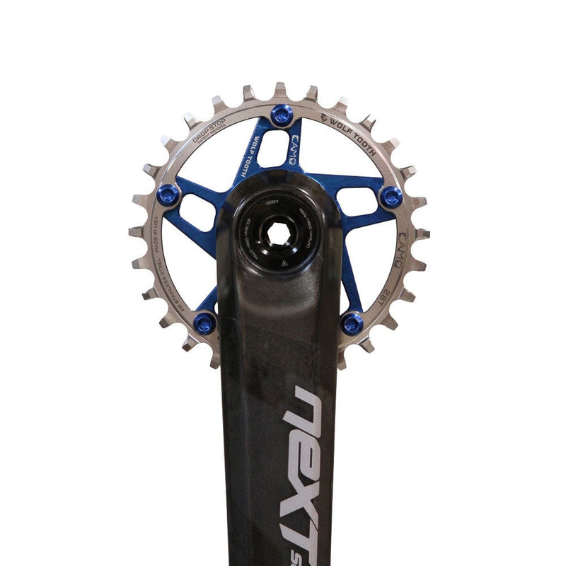 Load image into Gallery viewer, Wolf Tooth CAMO CINCH Direct Mount Spider M8 for 49mm Chainline 6mm Offset
