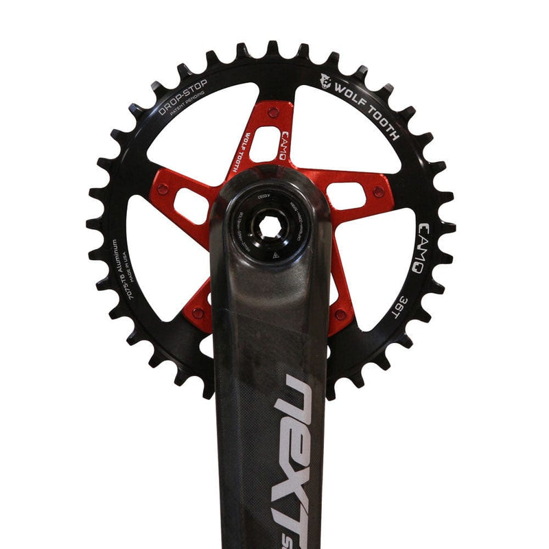 Load image into Gallery viewer, Wolf Tooth CAMO CINCH Direct Mount Spider M8 for 49mm Chainline 6mm Offset
