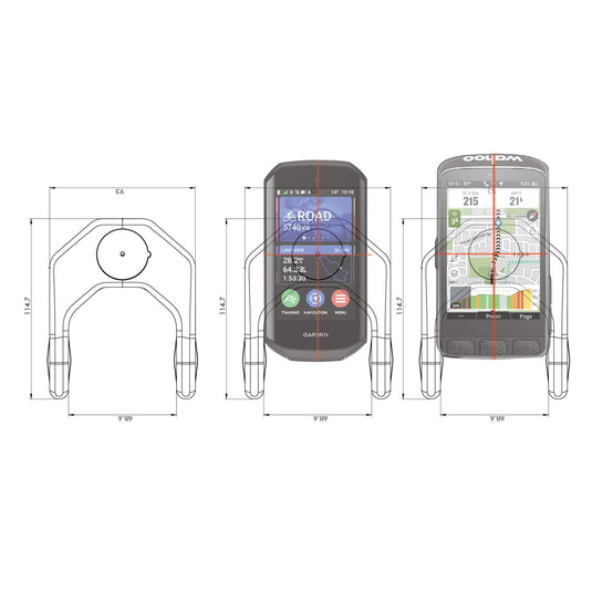 Ridefarr-Carbon-Aero-GPS-Bolt-On-Aero-Bar-Extensions-Time-Trial-Triathlon-Bike-Track-Bike-Road-Bike-ABET0090