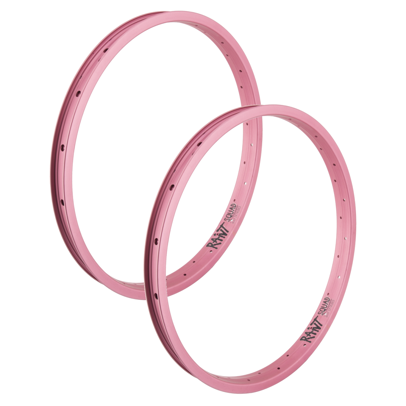 Rant Squad Pepto Pink 20in Double Wall Rim Bundle Durable, Lightweight ...