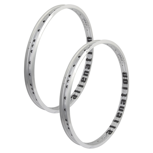 Silver 20in Rims Alienation Felon Alienation 20in Polished Silver Tubeless BMX Rims Dur ...