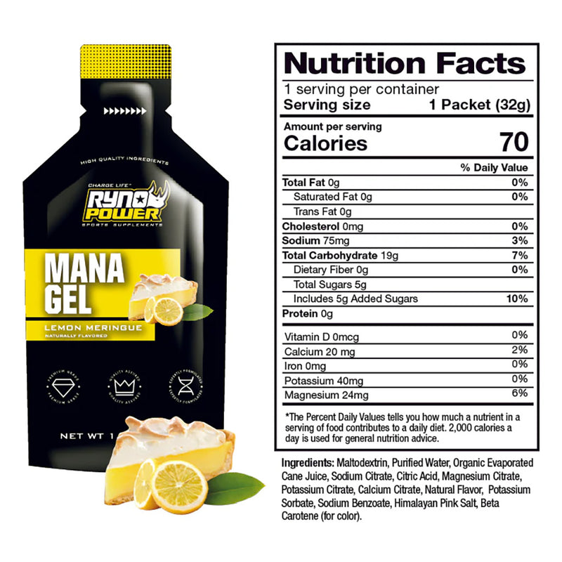 Load image into Gallery viewer, Ryno Power Mana Performance Gel Caddy, Lemon Meringue
