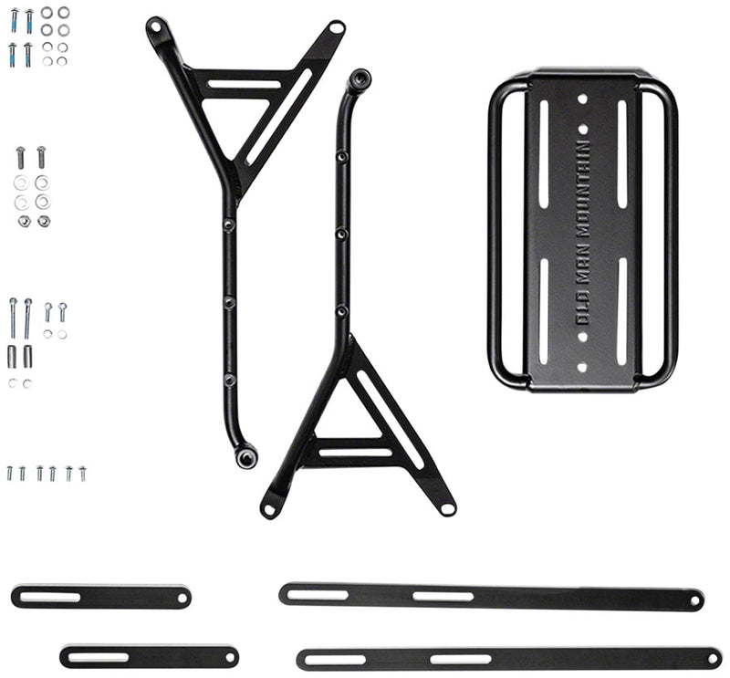 Load image into Gallery viewer, Old Man Mountain Elkhorn Rack - Front or Rear Mount, Short, Black
