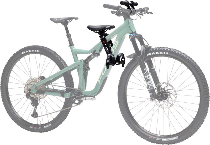 Load image into Gallery viewer, Kids-Ride-Shotgun-Original-Shotgun-Child-Seat-&amp;-Bar-Combo-Child-Carrier-Mountain-Bike-CDCR0355-Child-Carrier-On-Bicycle
