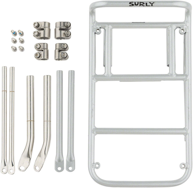Load image into Gallery viewer, Surly 8-Pack Rack Front Rack - Steel, Silver
