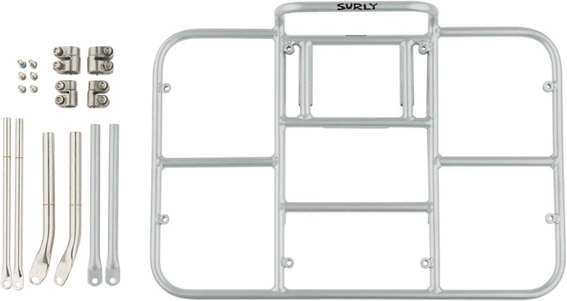 Load image into Gallery viewer, Surly 24-Pack Rack Front Rack - Steel, Silver
