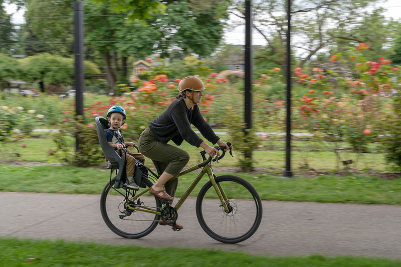 Load image into Gallery viewer, Burley Dash Rack Mount child Seat - Black/Gray
