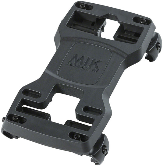 Basil MIK Carrier Plate & Adaptor Set Durable Black Mounting System for Secure Bike Bag & Basket Attachment