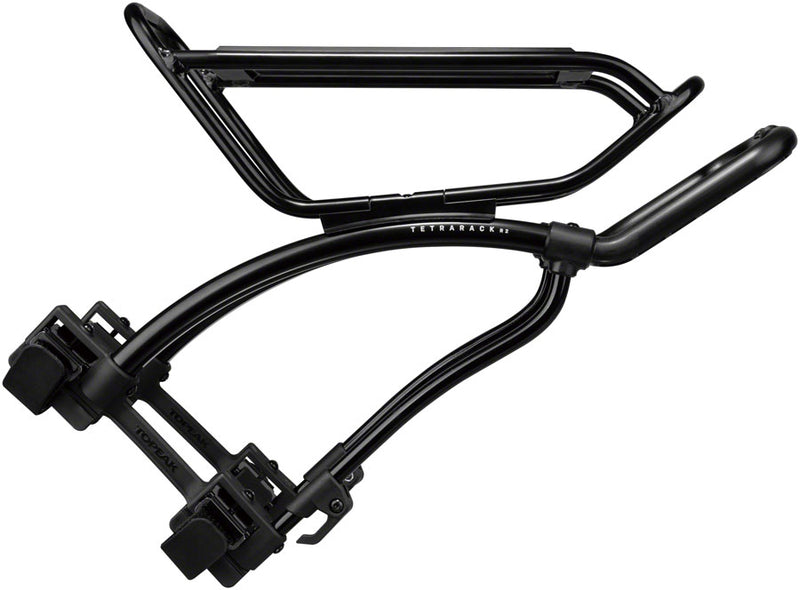 Load image into Gallery viewer, Topeak TetraRack R2 Rear Rack Seatstay Strap Mount QuickTrack Compatible Blk
