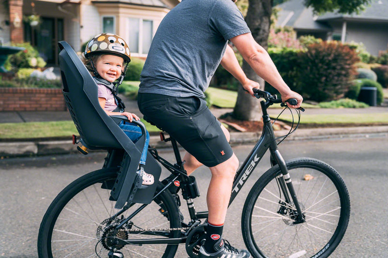 Load image into Gallery viewer, Burley Dash Frame Mount Child Seat Black Gray 40 lb Capacity 28 - 40 mm Tubes
