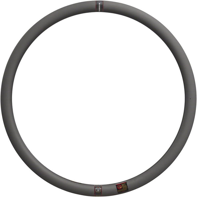 Load image into Gallery viewer, Reserve Wheels Reserve 37 Rim - 700c, Disc, Carbon, 24H
