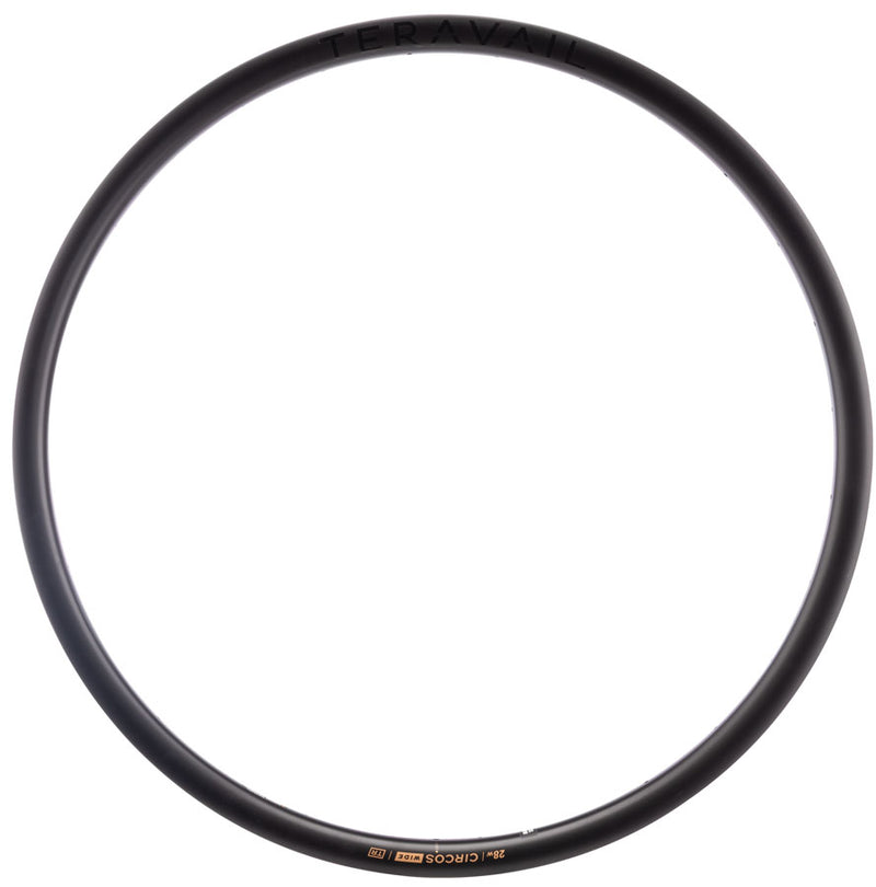 Load image into Gallery viewer, Teravail Circos Wide Gravel Rim - Rear, 32", Disc, Matte Carbon, 32H
