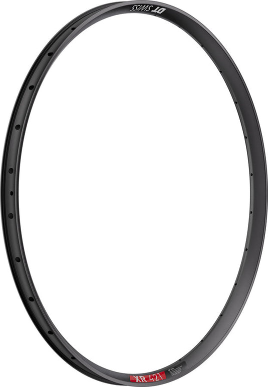 DT Swiss XR 421 Tubeless Ready 29" Disc Wheelset - Lightweight Aluminum Cross Country Rims with Pro Head Reinforcement, 28H Black (Pair)