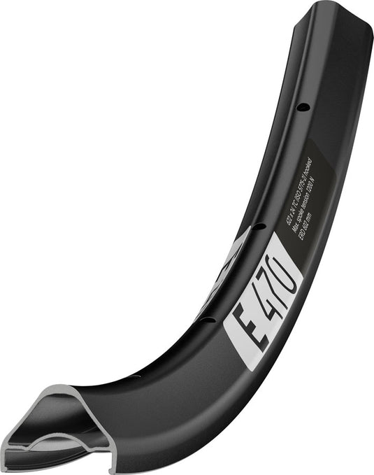 DT Swiss E 470 Tubeless Ready 700c Disc Rim, 24h, Black