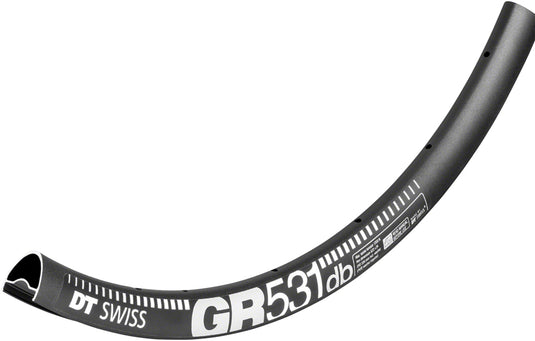 Pack of 2 DT Swiss GR 531 Alloy Rim 700c Clincher Disc Brake Only Black