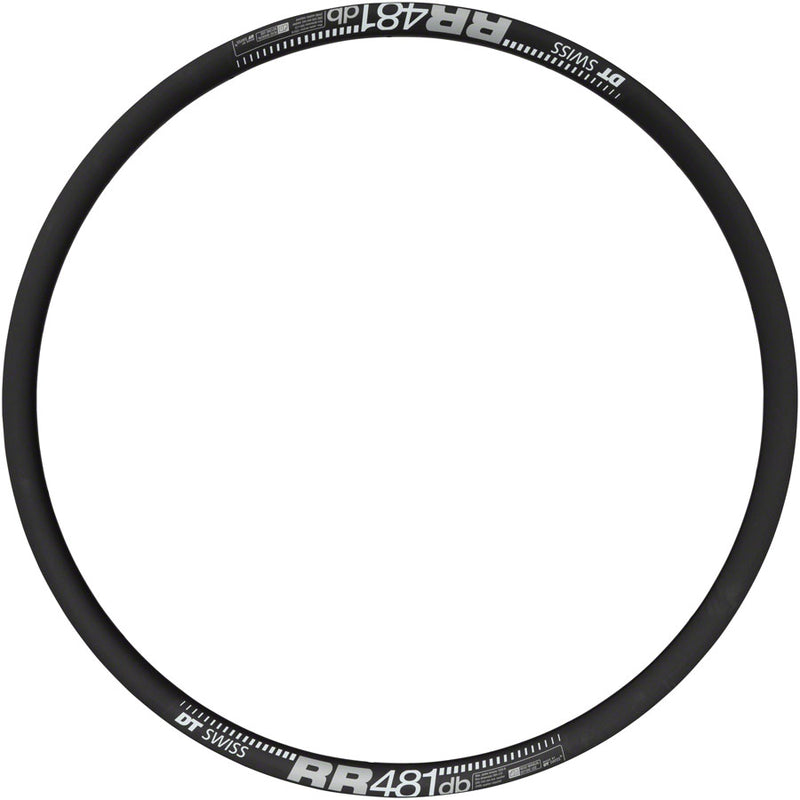 Load image into Gallery viewer, DT Swiss RR 481 Aluminium Rim 700c 29&quot; Tubeless Ready 24 hole Disc Black
