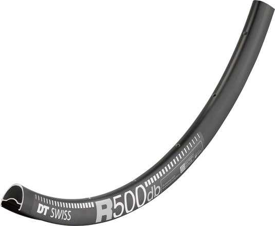 2 Pack DT Swiss R 500 700c Tubeless Ready Road Disc Rim 32h Black Aluminum Alloy