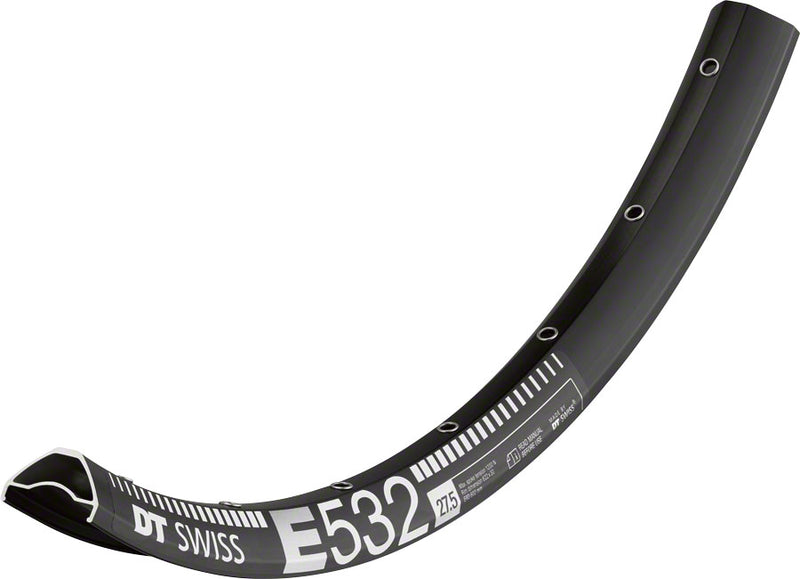 Load image into Gallery viewer, 2 Pack DT Swiss E 532 27.5 Tubeless Ready Disc Rim 28h Black Alloy Enduro 650b
