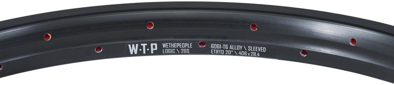 Load image into Gallery viewer, We The People Logic Rim - 20&quot;, Black, 36H, Sleeved
