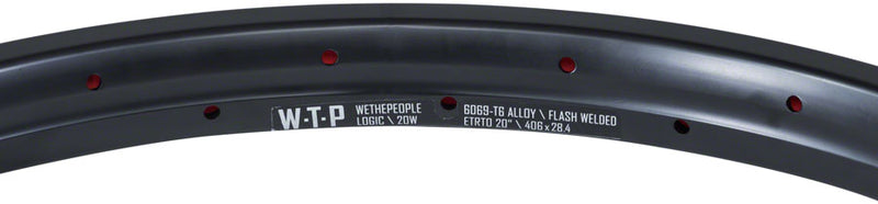 Load image into Gallery viewer, We The People Logic Rim - 20&quot;, Black, 36H, Welded
