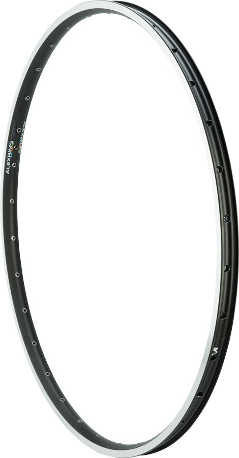 Pack of 2 Alex Adventure 2 Rim TRS 700c 36h Black Silver Tubeless