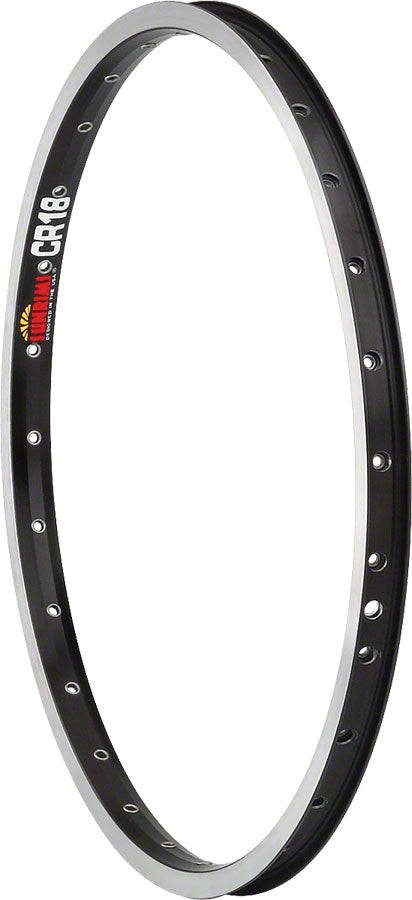 Load image into Gallery viewer, Pack of 2 Sun Ringle CR-18 Rim - 20", Rim, Black, 28H, Clincher, Schraeder
