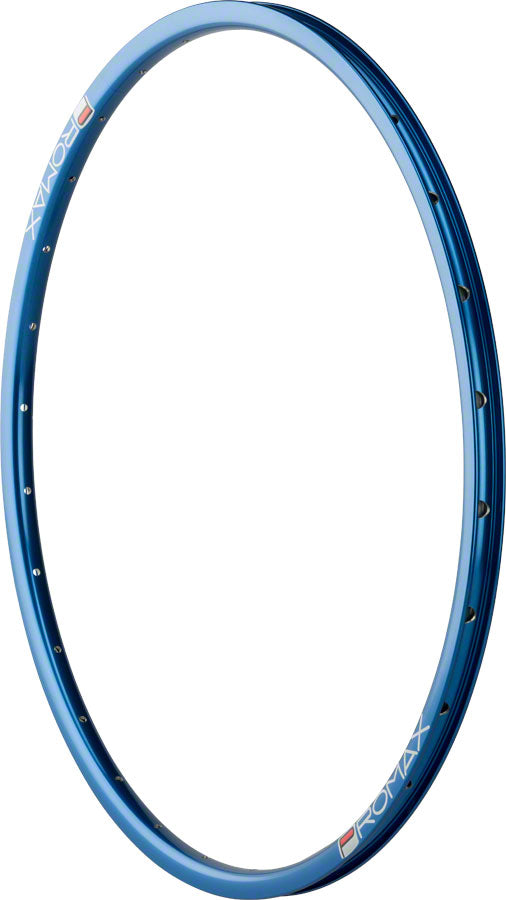 Load image into Gallery viewer, Pack of 2 Promax RMV Rim - 20", 28H, Clincher, Blue, Front
