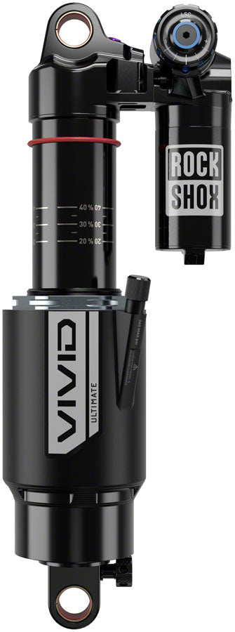 RockShox Vivid Ultimate C1 Rear shock, 230x62.5, Shaft Eyelet: Bearing, Body Eyelet: Standard, R25, C37, X4, 2 Tokens,