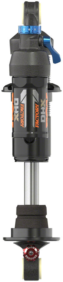 FOX DHX Factory Rear Shock - Metric, 210 x 55 mm, 2-Position Lever, Hard Chrome Coat