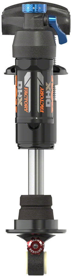 FOX DHX Factory Rear Shock - Trunnion Metric, 205 x 62.5 mm, 2-Position Lever, Hard Chrome Coat