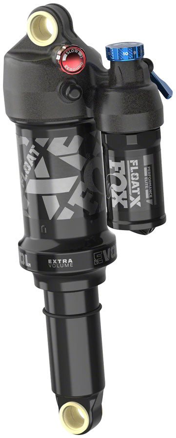 FOX FLOAT X Performance Elite Rear Shock - Metric, 230 x 65 mm, EVOL LV, 2-Position Lever, Black Anodized