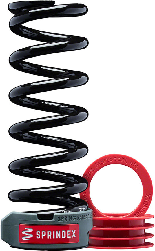 Sprindex Adjustable Weight Rear Coil Spring - DH, 340-370 lbs, 75mm, 3