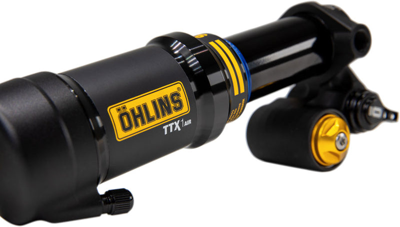 Load image into Gallery viewer, Ohlins TTX1 Air m.2 Rear Shock - Metric, 165mm x 45mm, Adjustable Volume Air Spring, Trunnion, Black
