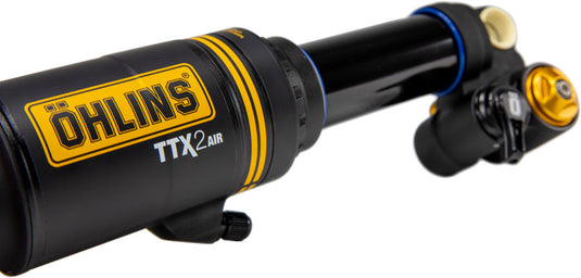 Ohlins TTX2 Air m.2 Rear Shock - Metric, 230mm x 65mm, Twin-Tube Damping Technology, Adjustable Volume Air Spring,
