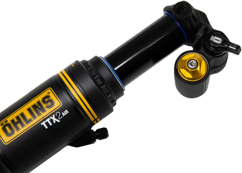Load image into Gallery viewer, Ohlins TTX2 Air m.2 Rear Shock - Metric, 185mm x 55mm, Twin-Tube Damping Technology, Adjustable Volume Air Spring,
