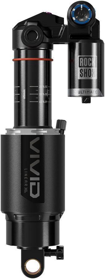 RockShox Vivid Ultimate D1 Rear shock, 205x62.5, Shaft Eyelet: Standard, Body Eyelet: Trunnion, 2 Tokens, Reb55/Comp34,