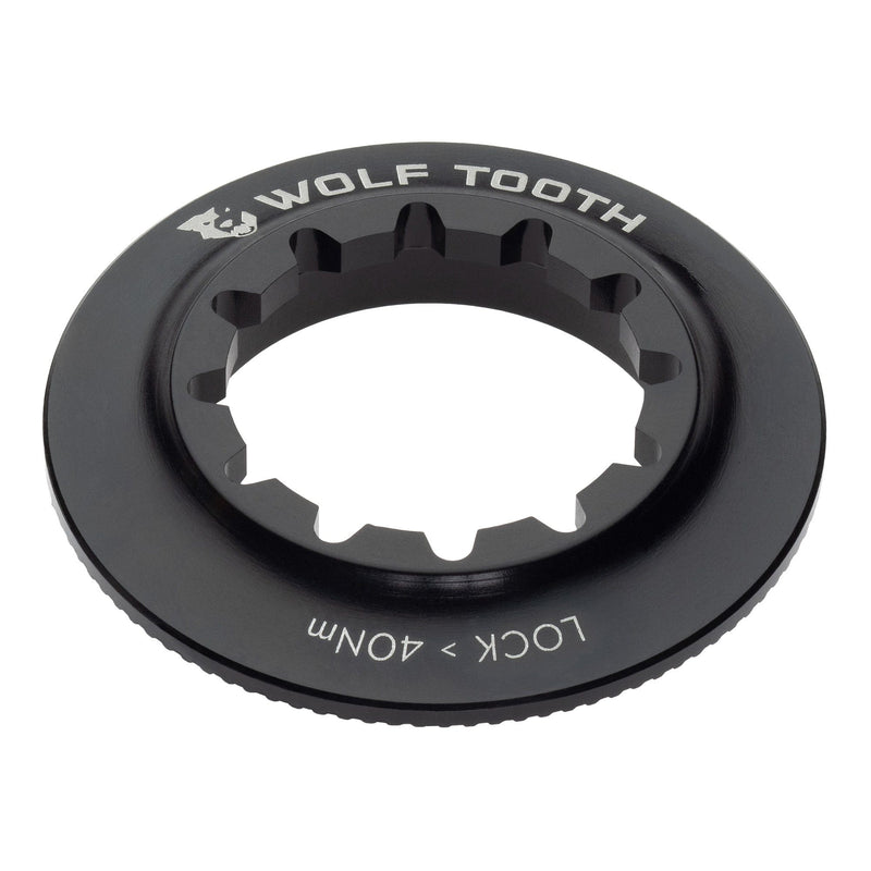 Load image into Gallery viewer, Wolf Tooth Centerlock Rotor Lockring - Internal Spline Centerlock Rotor Lockring - Internal Spline Raw Silver
