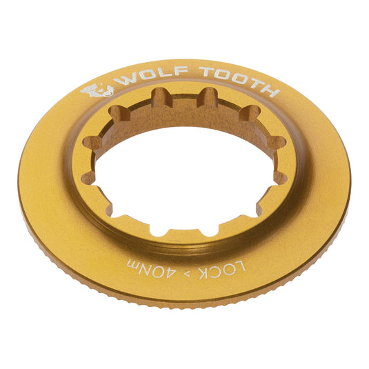 Wolf Tooth Centerlock Rotor Lockring - Internal Spline Centerlock Rotor Lockring - Internal Spline Raw Silver