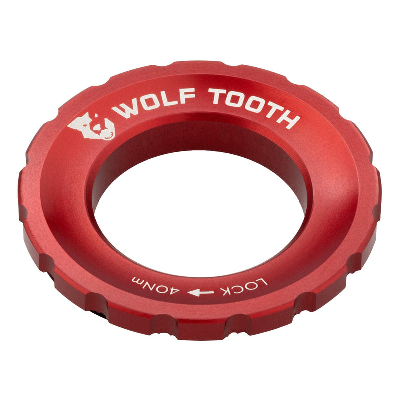 Load image into Gallery viewer, Wolf Tooth CenterLock Lockring - Orange Durable Anodized Finish
