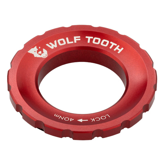 Wolf Tooth CenterLock Lockring - Orange Durable Anodized Finish