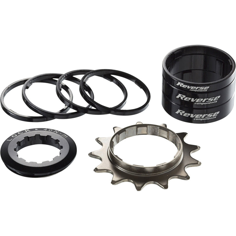 Load image into Gallery viewer, Reverse Single Speed Kit, 13t, Black
