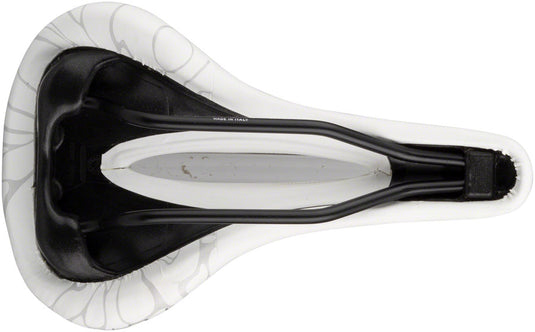 Terry Butterfly Chromoly Saddle - White 155mm Width Leather Chromoly Rails